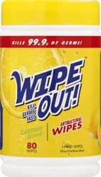 Wipe Out! Antibacterial Fresh Scent Hand Wipes 80 ea