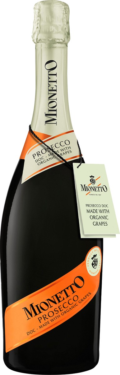 slide 4 of 5, Mionetto Organic Prosecco 750ml, 750 ml