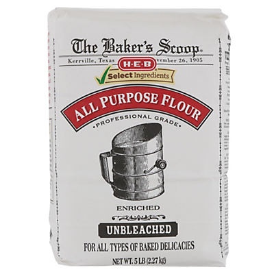 slide 1 of 1, H-E-B Bakers Scoop All Purpose Flour, 5 lb