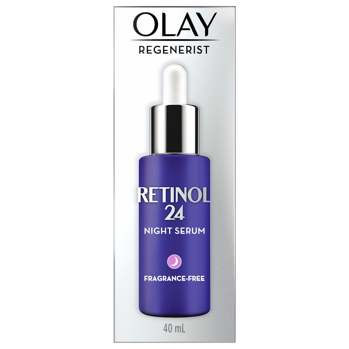 slide 2 of 8, Olay Regenerist Retinol 24 Night Facial Serum, 1.3 oz, 1.3 fl oz