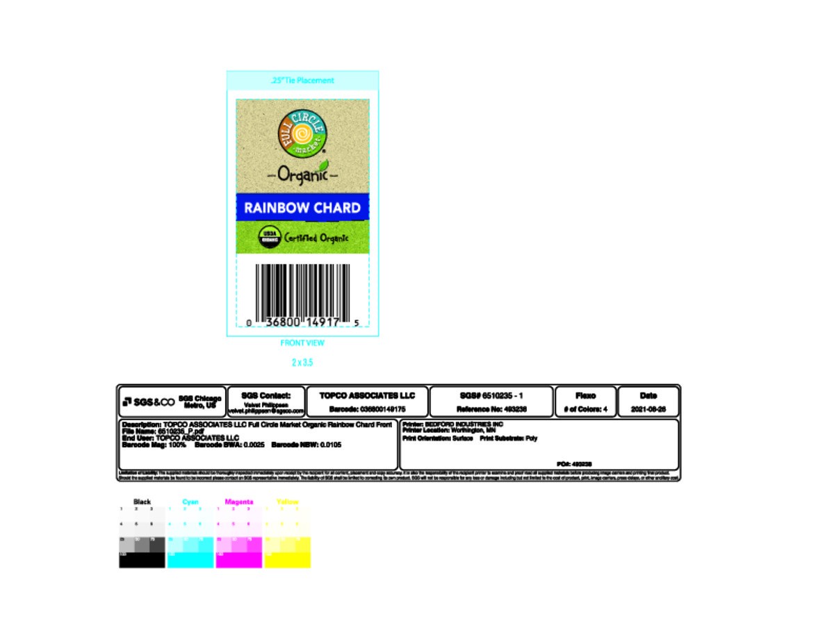 slide 10 of 14, Full Circle Market Organic Rainbow Chard 1 ea, 1 ea