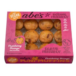 Abe's Vegan Cranberry Orange Mini Muffins