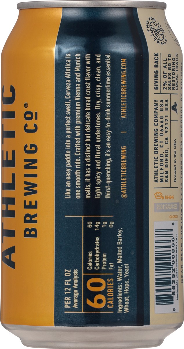 slide 9 of 13, Athletic Brewing Light Copper Beer 12 fl oz, 12 fl oz