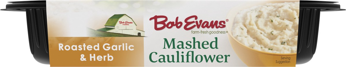 slide 5 of 9, Bob Evans Roasted Garlic & Herb Mashed Cauliflower 12 oz, 12 oz