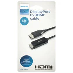 Philips Displayport to HDMI 6 Feet Audio/Video Cable 1 ea