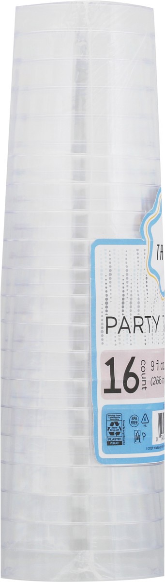 slide 4 of 9, Tableluxe 9 fl oz Elegant Fluted Design Party Tumblers 16 Count 16 ea, 16 ct