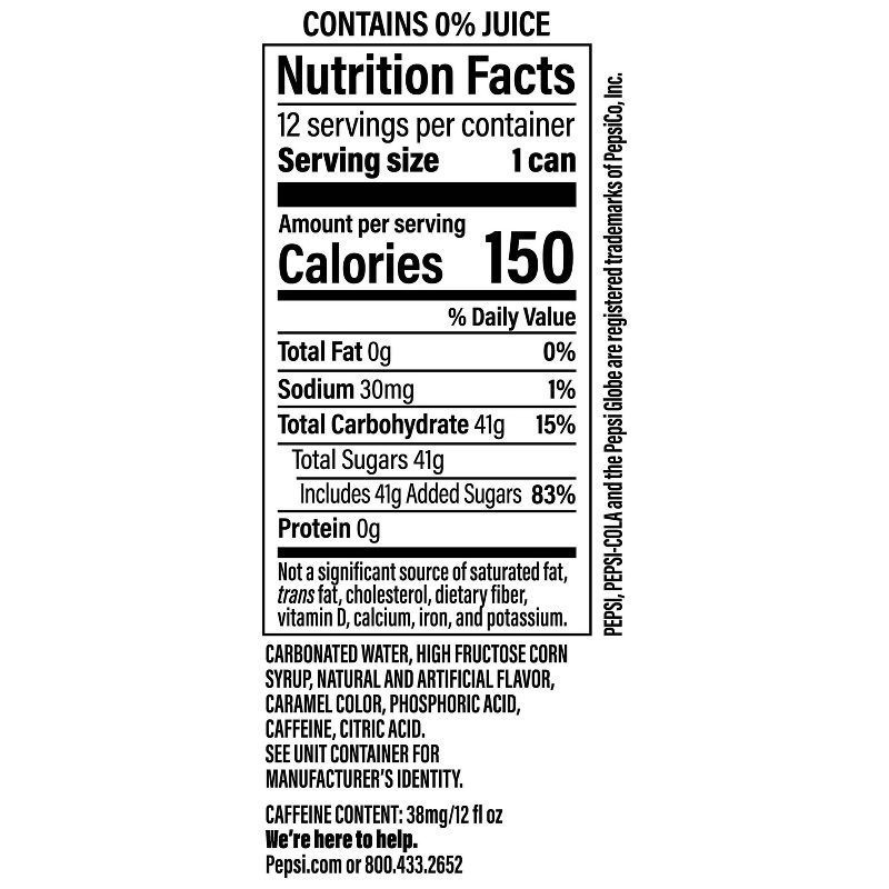 slide 8 of 8, Pepsi Wild Cherry & Cream Zero Sugar 12 Pack Cans, 12 ct; 12 oz