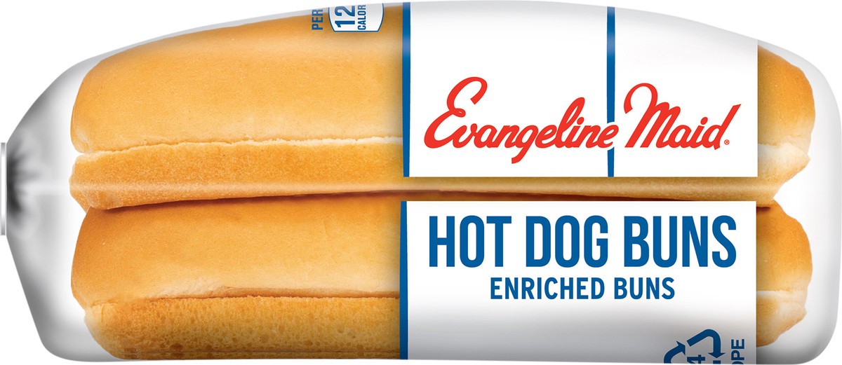 slide 4 of 11, Evangeline Maid Enriched Hot Dog Buns 8 ea, 8 ct