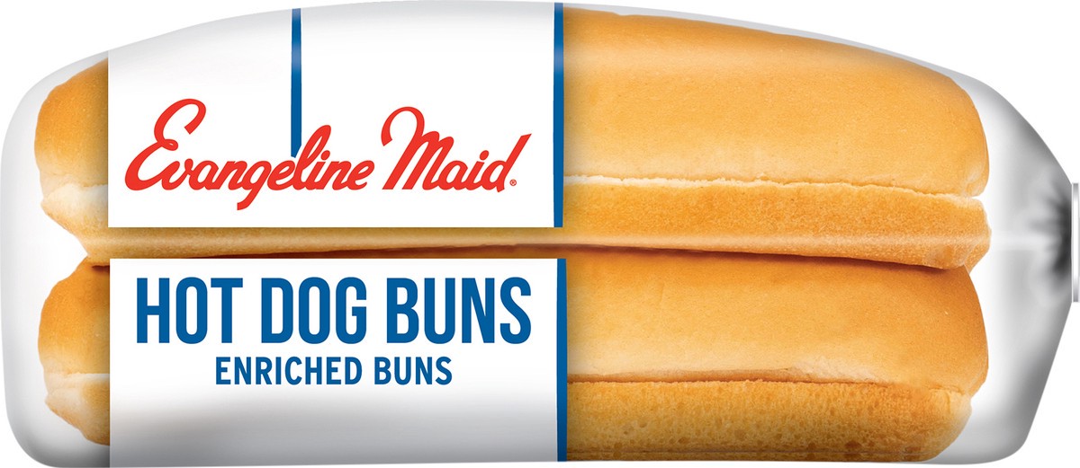 slide 7 of 11, Evangeline Maid Enriched Hot Dog Buns 8 ea, 8 ct