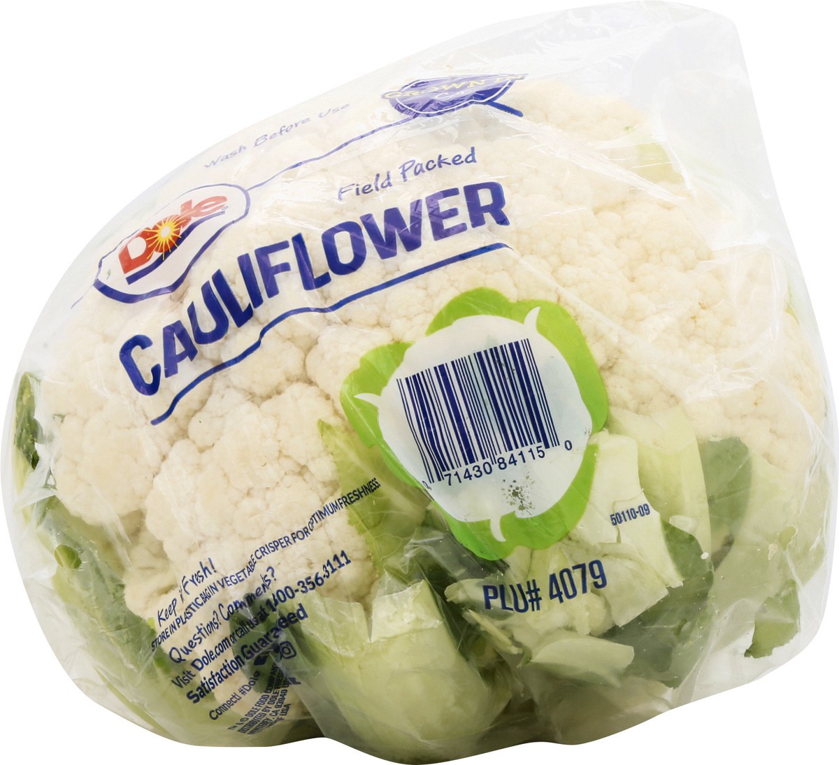 slide 8 of 9, Dole Cauliflower, 1 ct
