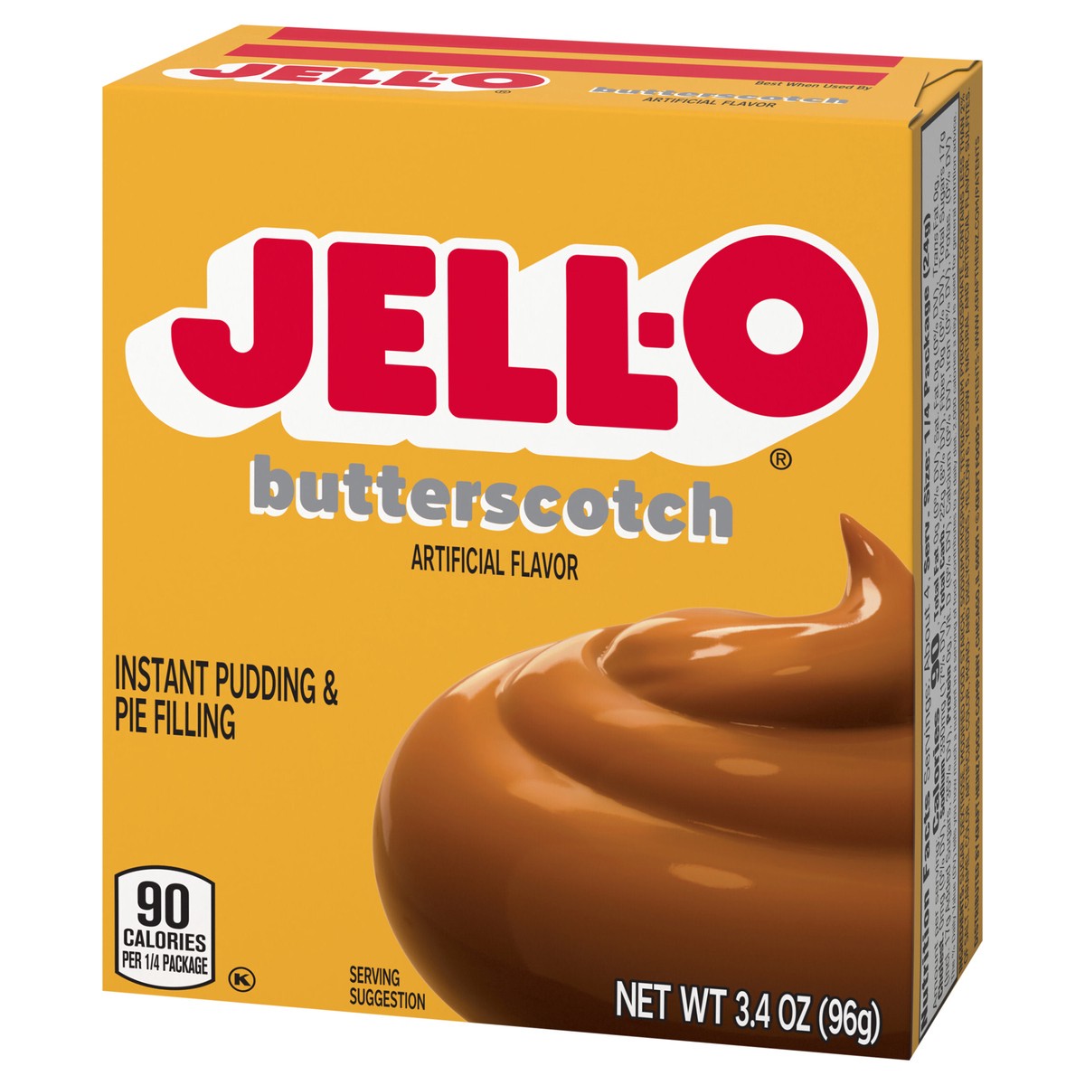 slide 9 of 9, Jell-O Butterscotch Artificially Flavored Instant Pudding & Pie Filling Mix, 3.4 oz Box, 3.4 oz