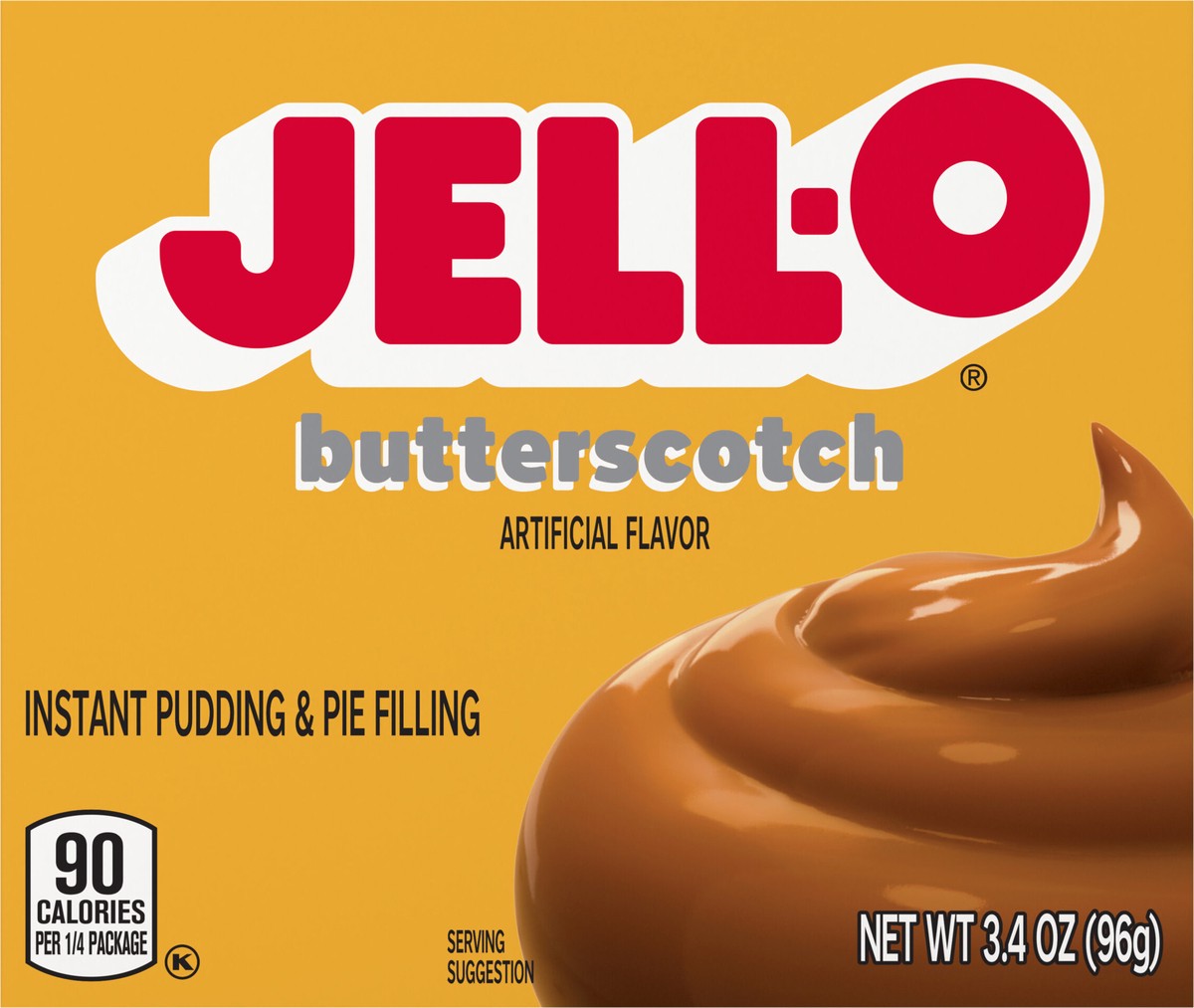 slide 5 of 9, Jell-O Butterscotch Artificially Flavored Instant Pudding & Pie Filling Mix, 3.4 oz Box, 3.4 oz