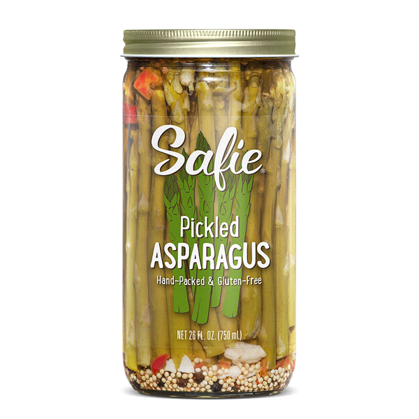 slide 1 of 1, Safie Pickled Asparagus, 26 fl oz