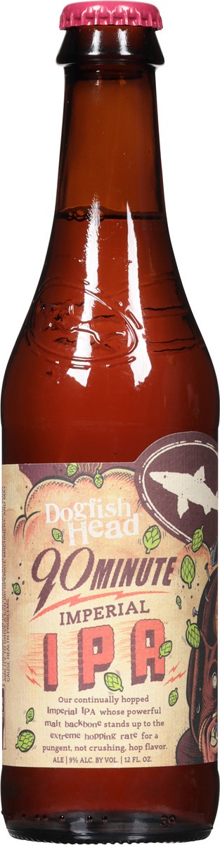 slide 4 of 9, Dogfish Head Craft Brewery Dogfish Head Beer 90 Minute Imperial Ipa, 12 fl oz