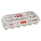 Bowl & Basket White Eggs, Large, 18 Ct