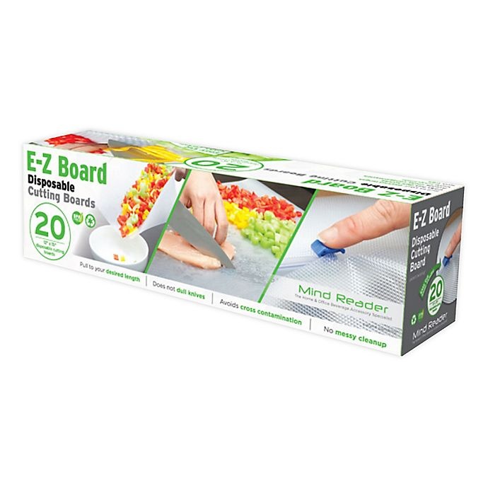 slide 1 of 9, Mind Reader E-Z Board Disposable and Recyclable Cutting Board, 1 ct