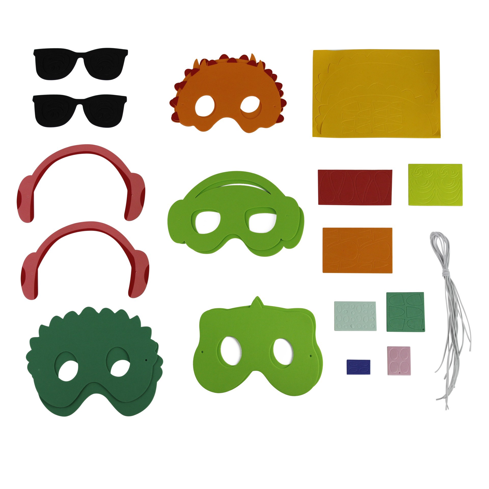 slide 4 of 4, Dinosaur Foam Mask Kit By Creatology, 8 in x 7.5 in