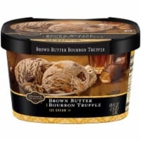 slide 1 of 1, Private Selection Brown Butter Bourbon Truffle Ice Cream, 48 fl oz