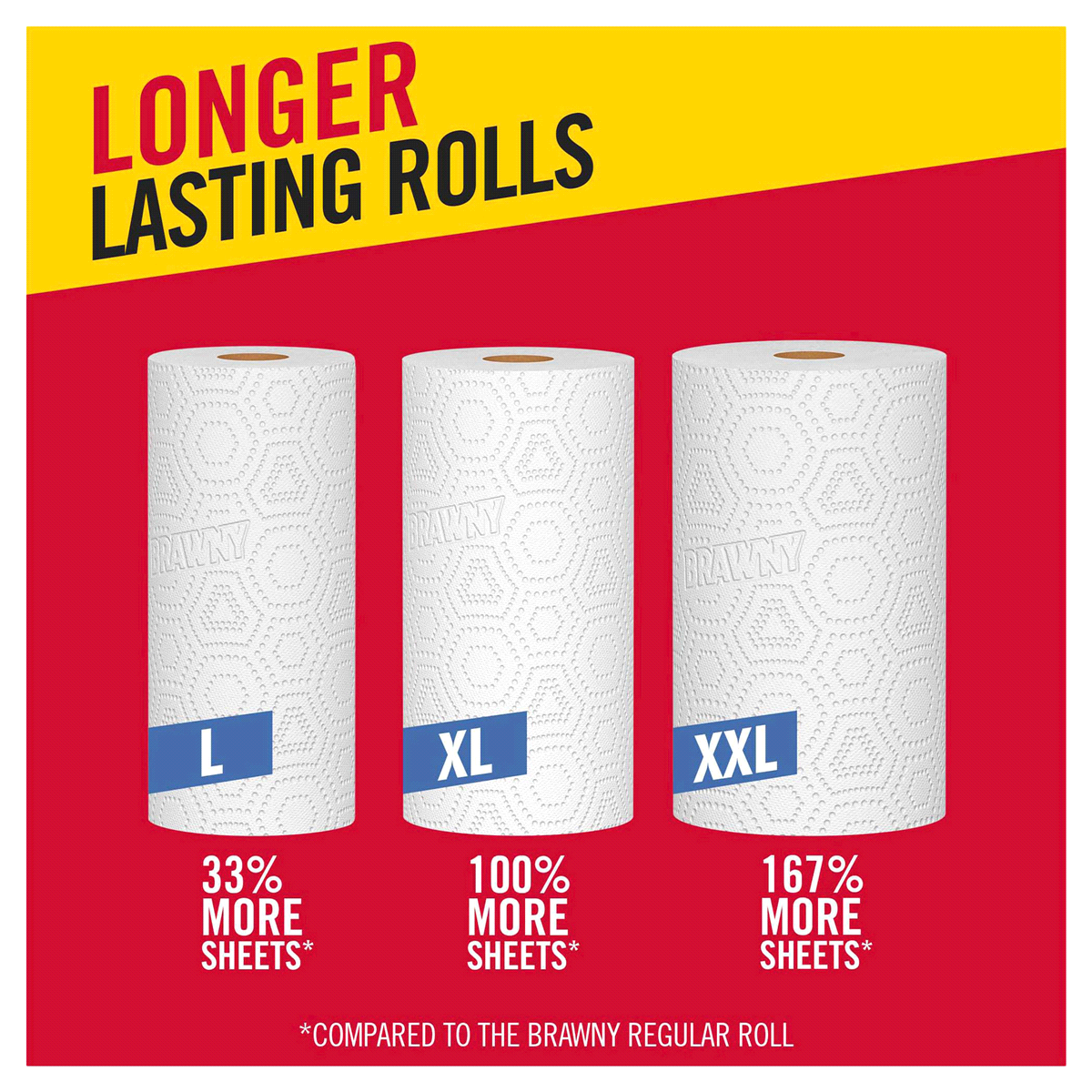 slide 7 of 8, Brawny Pick-A-Size Paper Towels - XL Rolls, 6 ct