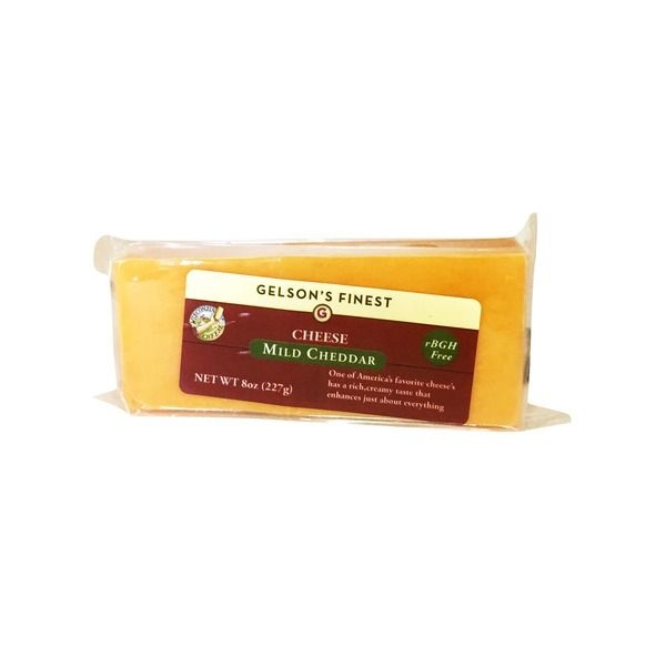 slide 1 of 1, Gelson's Finest Mild Cheddar Cheese, 8 oz