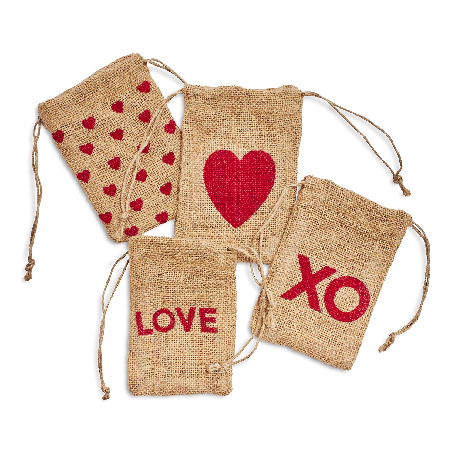 slide 1 of 1, Sur La Table Valentines Day Treat Bags, 4 ct