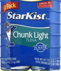 StarKist Chunk Light Tuna in Water 12-5 oz