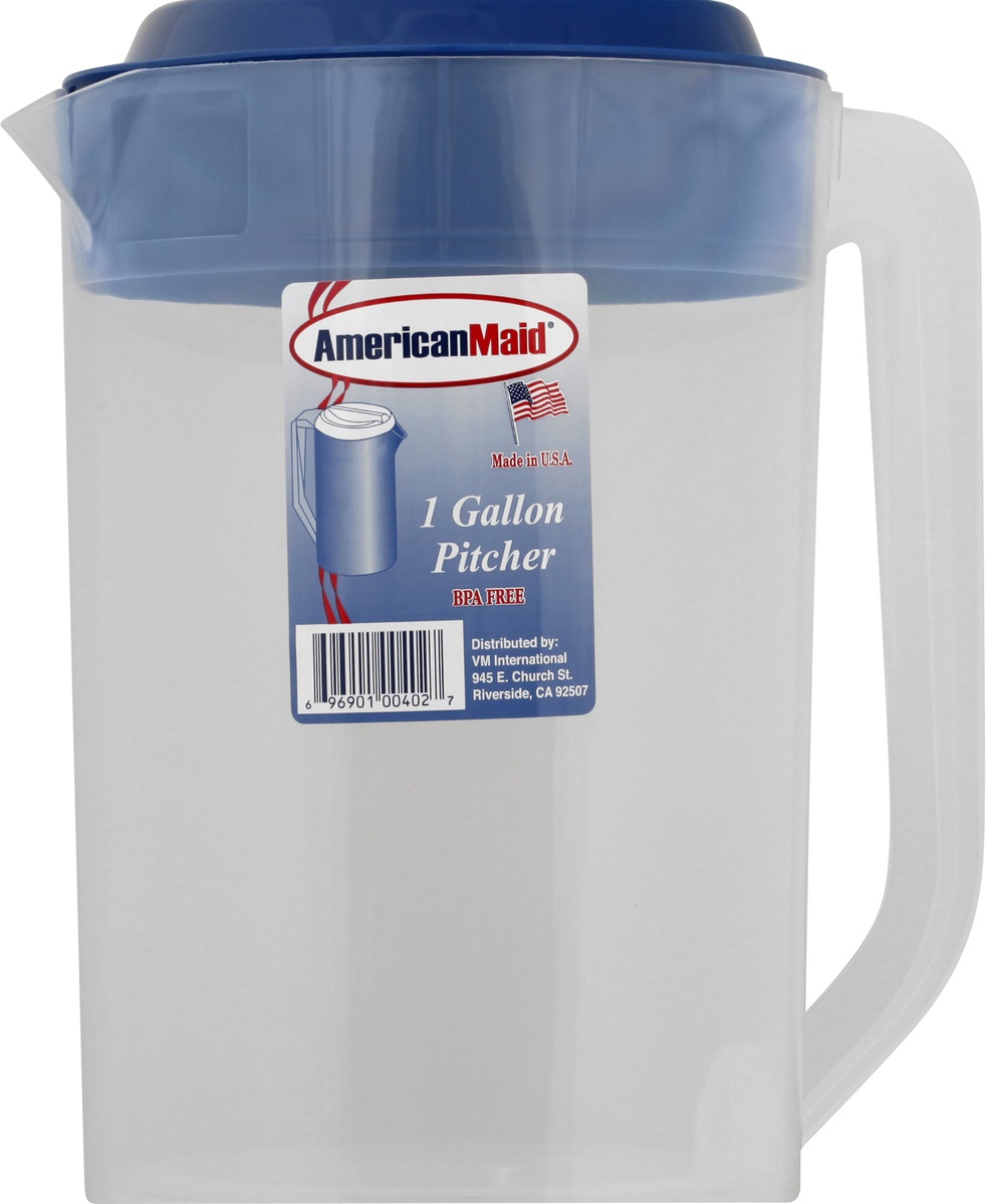 slide 7 of 8, American Maid Plastic Pitcher - Blue, 1 gal