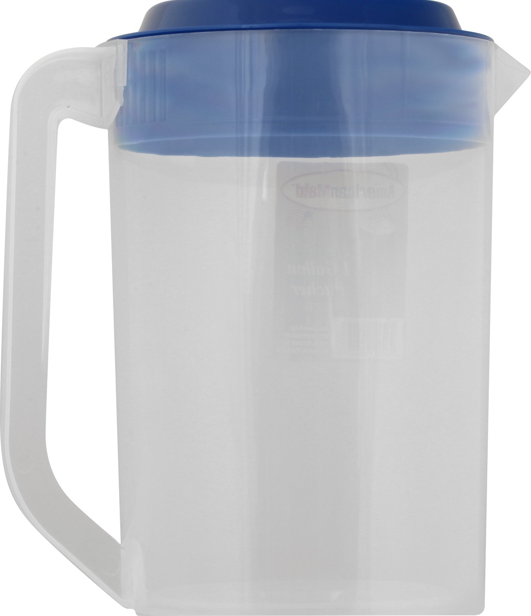 slide 8 of 8, American Maid Plastic Pitcher - Blue, 1 gal