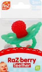 RaZbaby Soft Silicone Raz-Berry Teether 1 ea