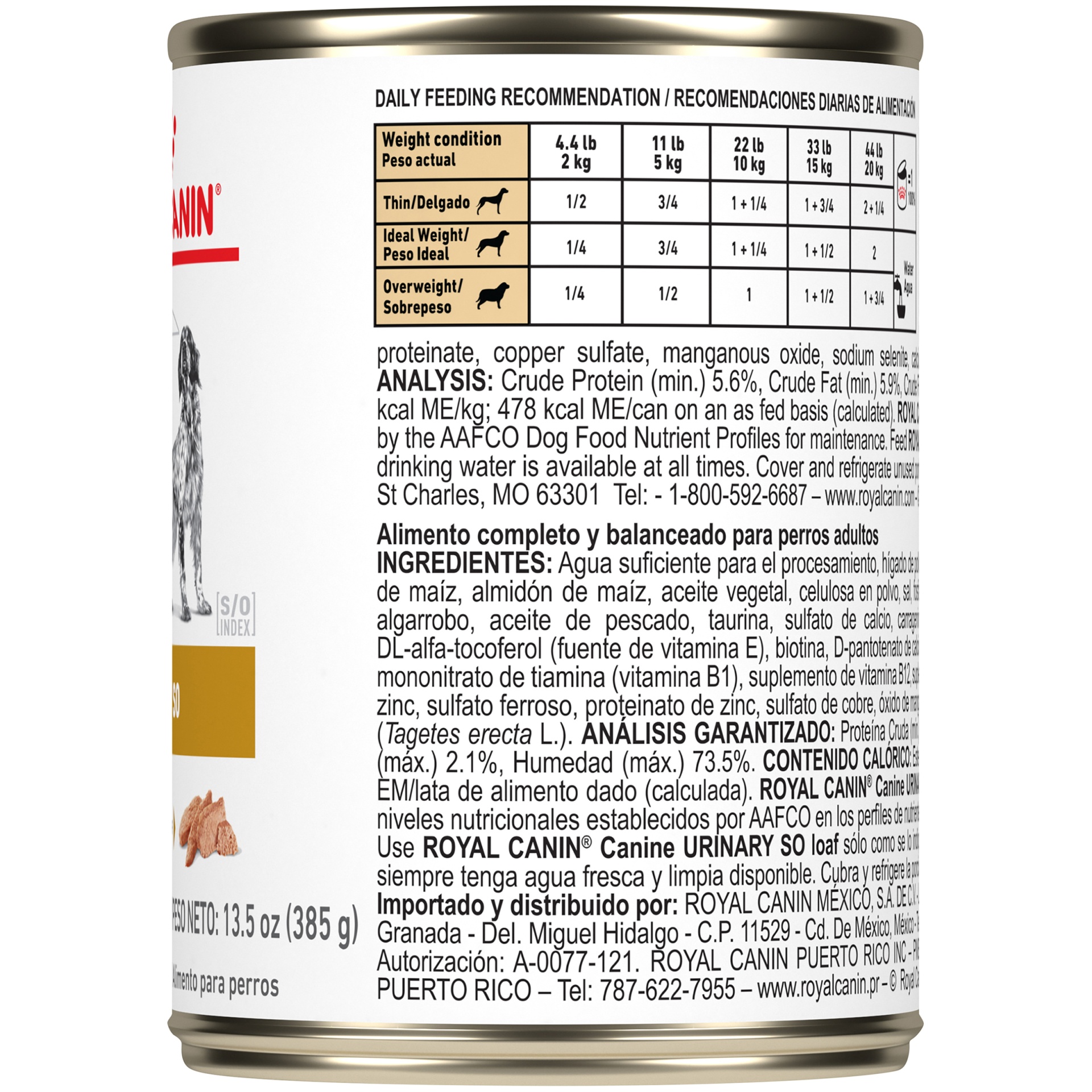 slide 3 of 7, Royal Canin Veterinary Diet Urinary SO Dog Food, 13.6 oz