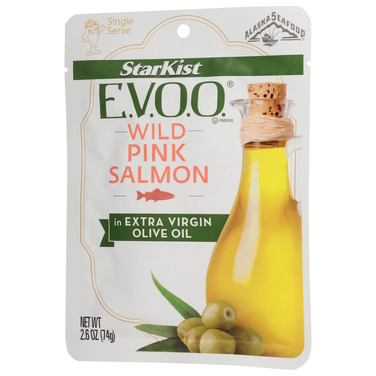 slide 6 of 9, Starkist Selects E.V.O.O. Wild Caught Pink Salmon Pouch, 2.6 oz