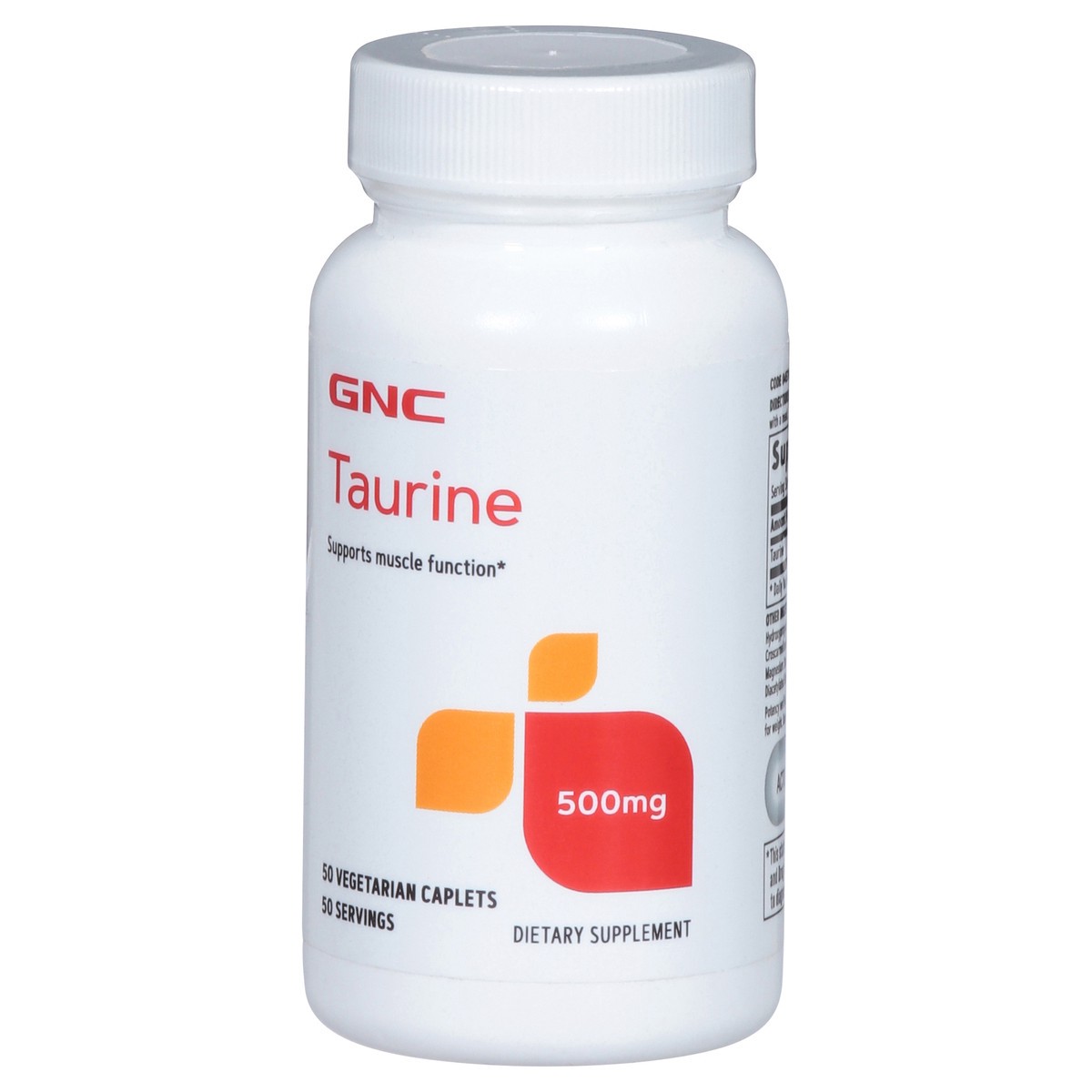 slide 3 of 9, GNC Taurine 500 mg, 50 ct