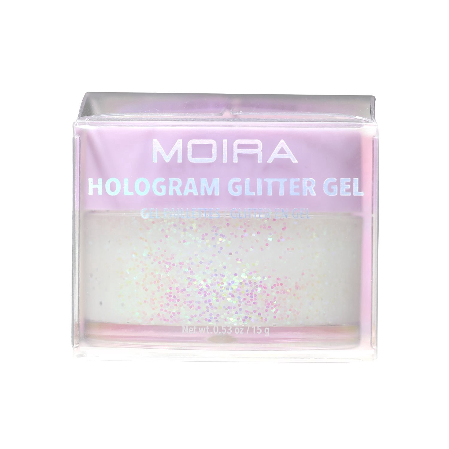 slide 1 of 1, Moira Hologram Glitter Gel - No Promises, 1 ct