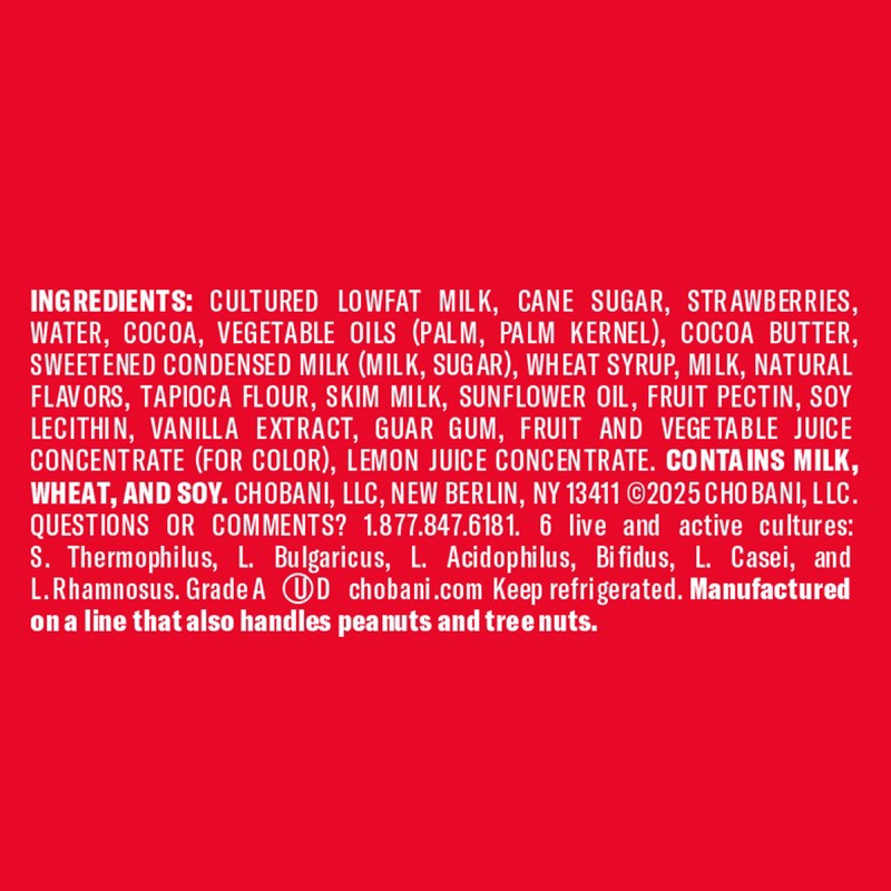 slide 3 of 5, Chobani Greek Chocolate Covered Strawberry Yogurt, 4 ct