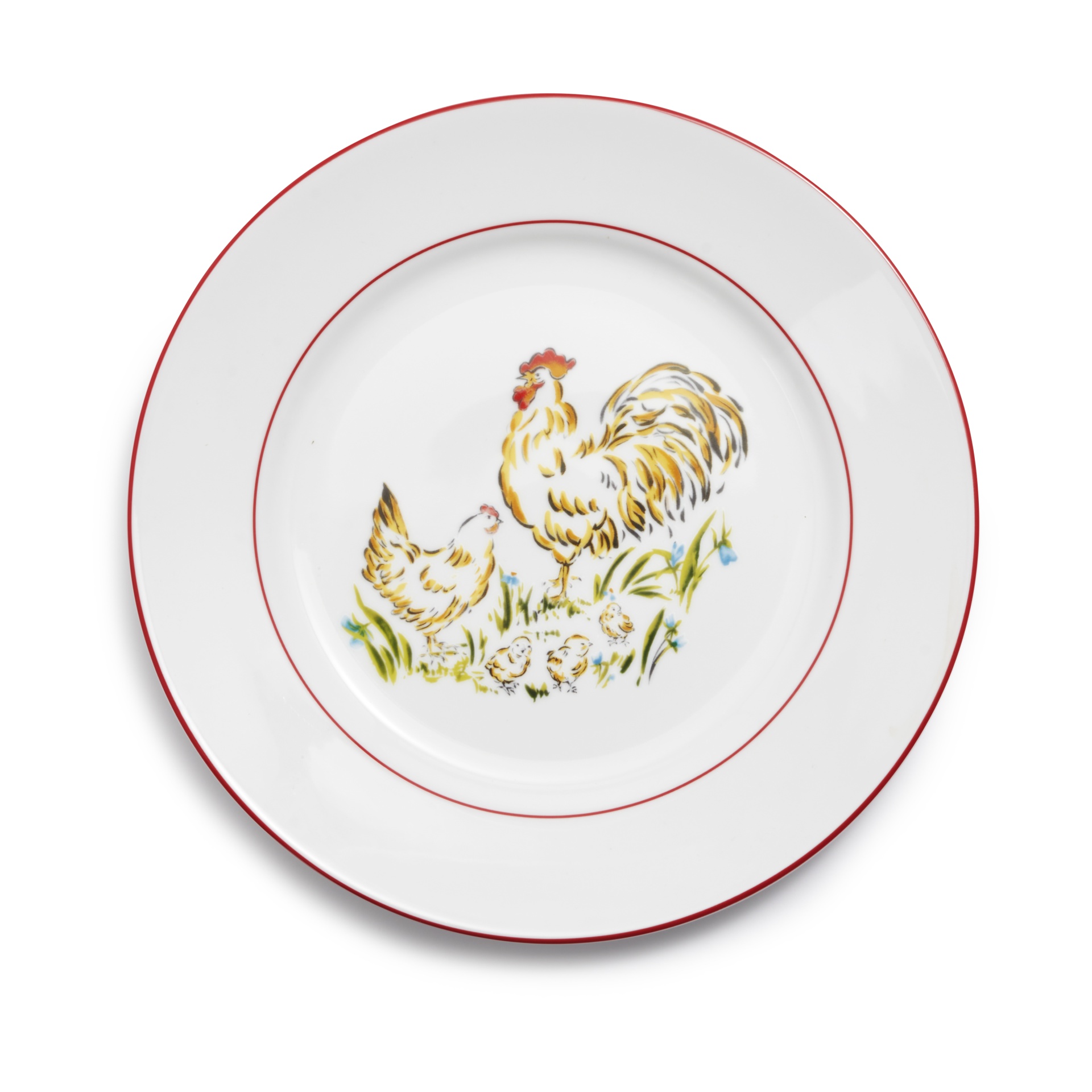 slide 1 of 1, Sur La Table Farmhouse Rooster Dinner Plate, 1 ct