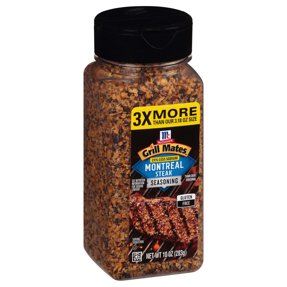 slide 4 of 9, McCormick Grill Mates Montreal Steak Seasoning - 25% Less Sodium, 10 oz