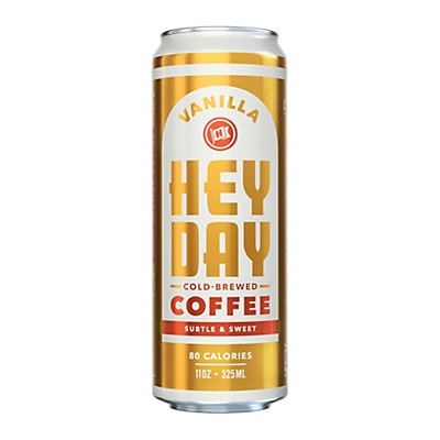 slide 1 of 1, Heyday Vanilla Subtle & Sweet Cold Brewed Coffee, 11 fl oz