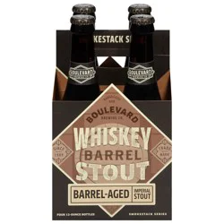 Boulevard Brewing Co. Barrel-Aged Stout Whiskey - 4 x 12 fl oz Bottles