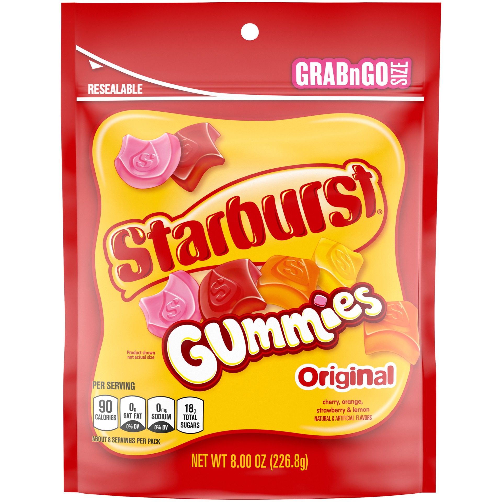 slide 1 of 8, STARBURST Originals Gummy Candy, Grab N Go, 8 oz Bag, 8 oz