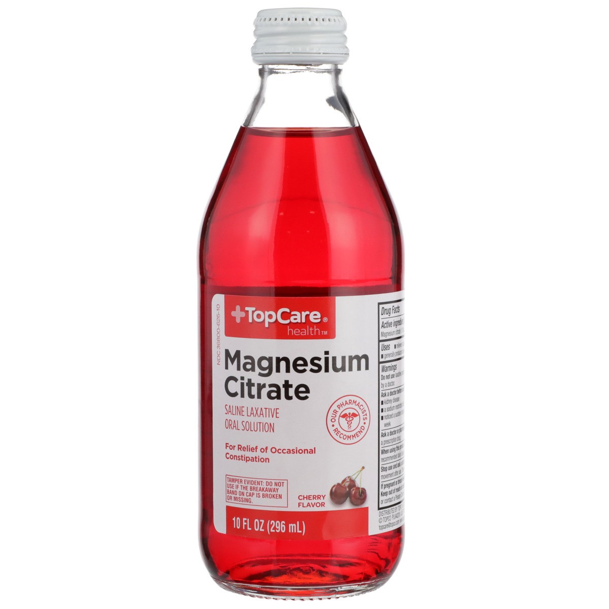 slide 2 of 11, TopCare Magnesium Citrate Saline Laxative Oral Solution, Cherry, 10 fl oz