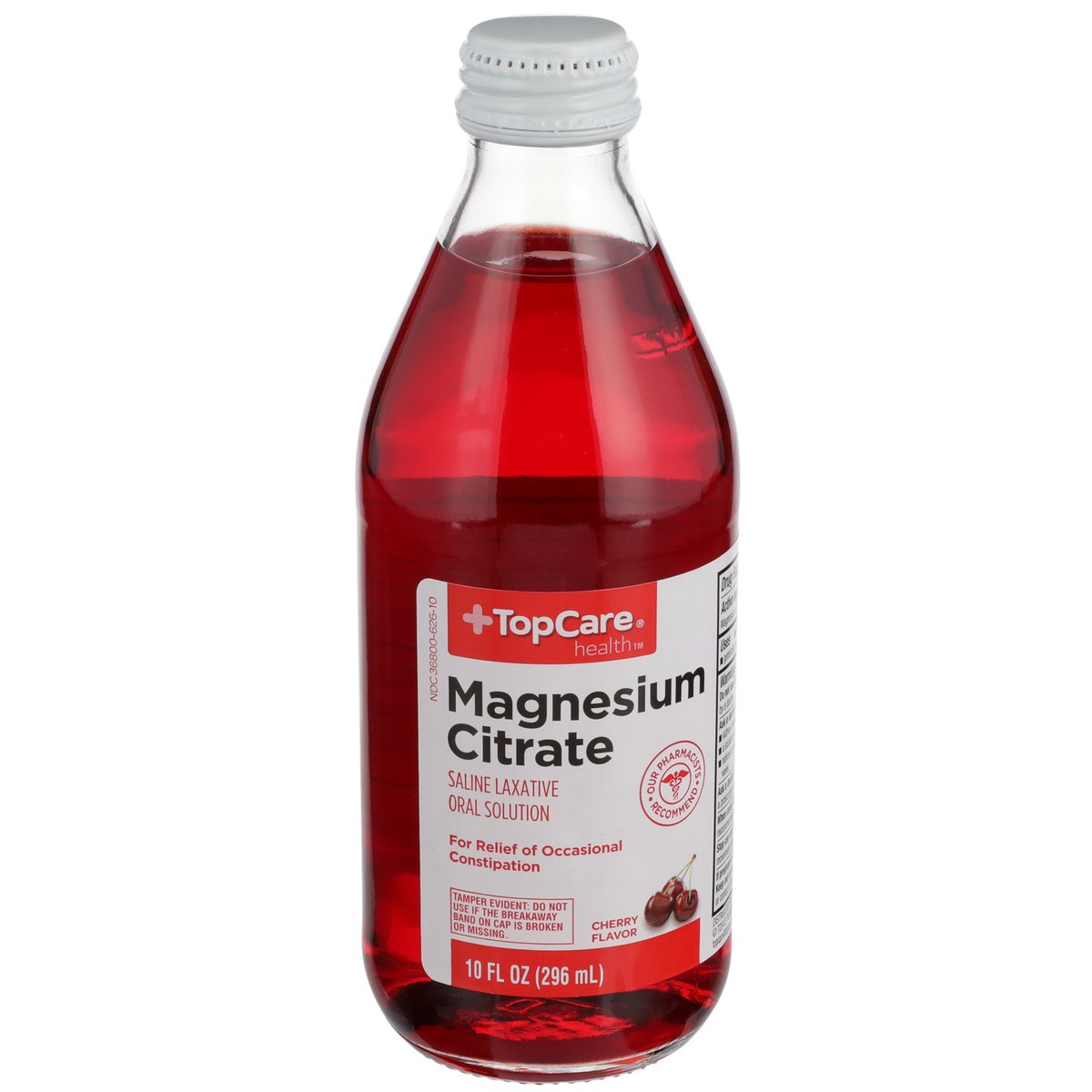 slide 4 of 11, TopCare Magnesium Citrate Saline Laxative Oral Solution, Cherry, 10 fl oz