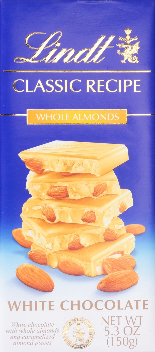 slide 5 of 9, Lindt Classic Recipe Whole Almonds White Chocolate 5.3 oz, 5.3 oz