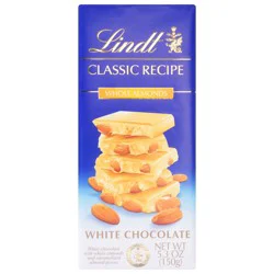 Lindt Classic Recipe Whole Almonds White Chocolate 5.3 oz