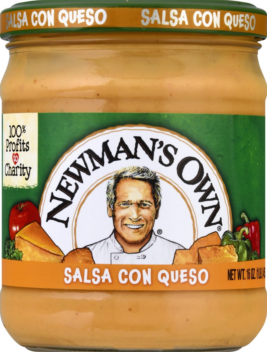 slide 6 of 9, Newman's Own Salsa Con Queso 16 oz, 16 oz