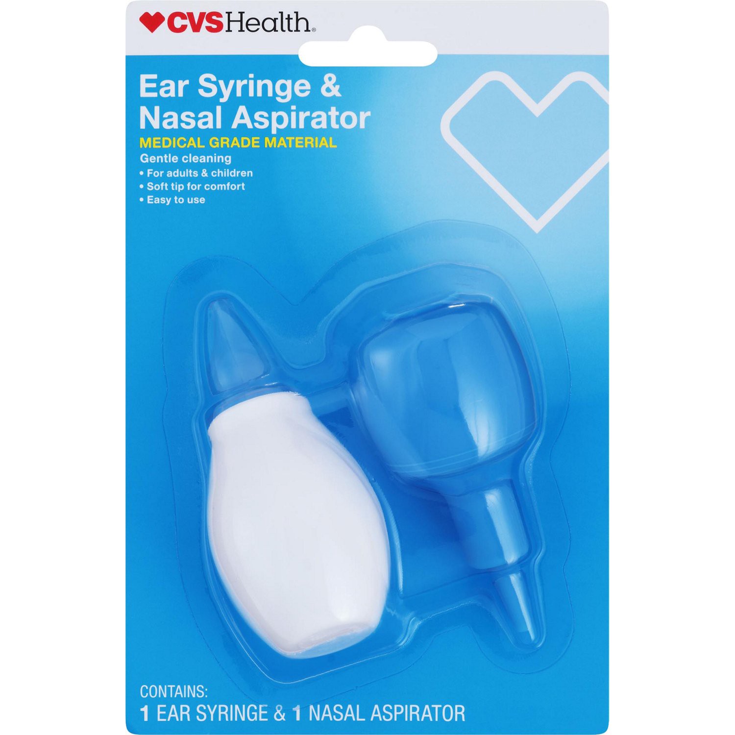 slide 1 of 3, Cvs Health Ear Syringe & Nasal Aspirator, 1 ct