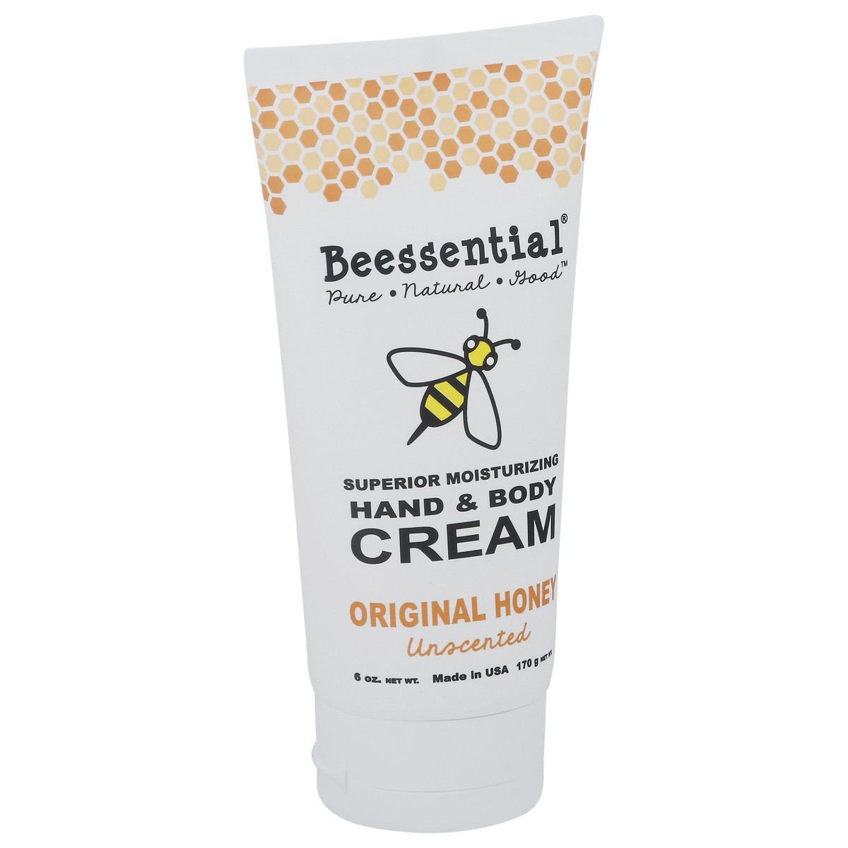 slide 2 of 10, Beessential Unscented Original Honey Hand & Body Cream 6 oz, 6 oz