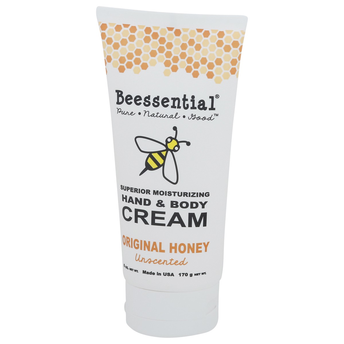 slide 3 of 10, Beessential Unscented Original Honey Hand & Body Cream 6 oz, 6 oz