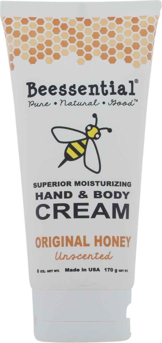 slide 8 of 10, Beessential Unscented Original Honey Hand & Body Cream 6 oz, 6 oz