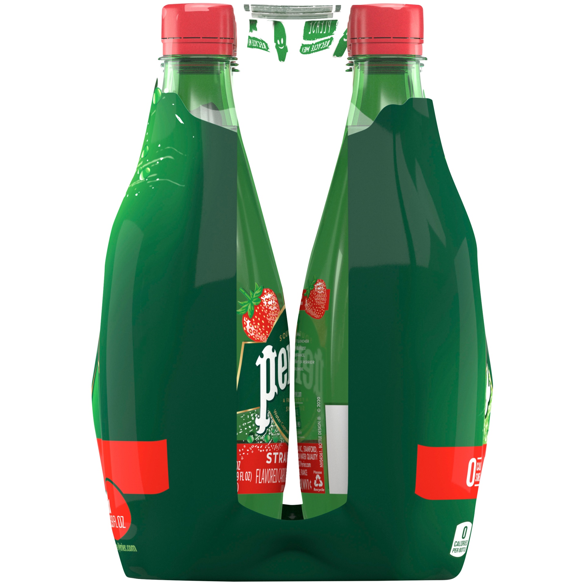 slide 4 of 9, Perrier Strawberry Flavored Carbonated Mineral Water Plastic, 6 ct; 16.9 fl oz