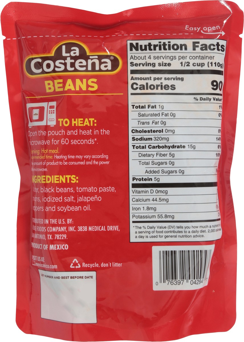 slide 2 of 12, La Costeña Whole Black Beans 16.22 oz, 1 ct